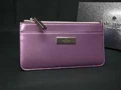 ■新品■未使用■ kate spade ケイトスペード ケンジー ラージ スリム パテントレザー コインケース カードケース ピンク系 BP7876