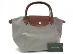 ■新品■未使用■ LONGCHAMP ロンシャン ルプリアージュ 折りたたみ式 ナイロン ハンドバッグトートバッグ グレー系 FW1030
