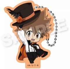 【中古】キーホルダー 沢田綱吉 アクリルキーホルダー ぷち怪盗団ver. 「家庭教師ヒットマンREBORN!」