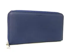 ■新品同様■ PELLE MORBIDA ペッレ モルビダ レザー ラウンドファスナー 長財布 ウォレット 小銭入れ 札入れ ブルー系 BP8700のサムネイル