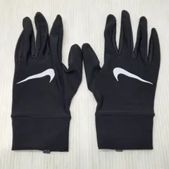3 S02614 ナイキ NIKE ウィメンズ ドライエレメント ランニンググローブ ブラック 美品