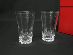 ■新品■未使用■ Baccarat バカラ ヴィータ クリスタルガラス グラス 食器 テーブルウェア ペア 2客セット クリア FQ5139のサムネイル
