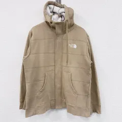 古着 used　THE NORTH FACE　ザ・ノースフェイス　フルジップスウェットパーカー/フーディー　裏ボア　ベージュ　Lサイズ【値引き交渉OK！】