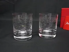 ■新品同様■ Baccarat バカラ セビーヌ グラス 食器 テーブルウェア 2点セット クリア FR8883のサムネイル
