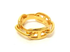 ■新品同様■ HERMES エルメス シェーヌダンクル ルカデ レガート スカーフリング スカーフ留め アクセサリー ゴールド系 BS2804