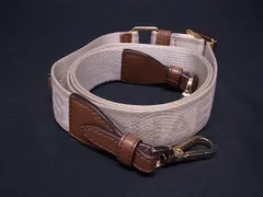 MICHAEL KORS マイケルコース キャンバス バッグ用 ショルダーストラップ クロスボディ 斜め掛け 肩掛け ベージュ系 FX3180のサムネイル