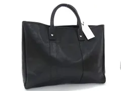 ■新品同様■ BURBERRY バーバリーブラックレーベル レザー ハンドバッグ ビジネスバッグ ブリーフケース メンズ ブラック系 FT7743のサムネイル