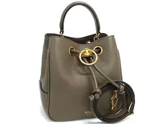 ■新品同様■ MULBERRY マルベリー ハムステッド レザー 2WAY ショルダーバッグ ハンドバッグ 斜め掛け レディース ブラウン系 FT8695