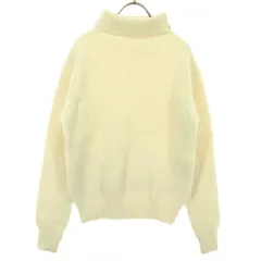 BEAMS BOY ビームスボーイ 長袖 タートルネック ウール ニット アイボリー系 レディース 古着
