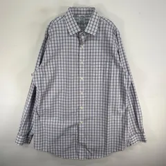 古着 ブルックスブラザーズ Brooks Brothers 長袖シャツ チェック 胸ポケ REGENT L  ホワイト系 マルチカラー メンズ