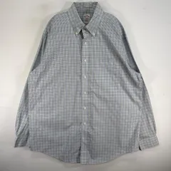 古着 ブルックスブラザーズ Brooks Brothers 長袖シャツ チェック 胸ポケ 346 L  ブルー系 マルチカラー メンズ