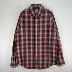 古着 ブルックスブラザーズ Brooks Brothers 長袖シャツ チェック 1818 REGENT M  レッド系 マルチカラー メンズ