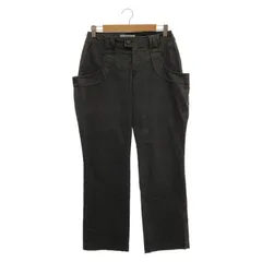 【中古】ISSEY MIYAKE 00s ストレートパンツ サイズ2 IM81FF022 ブラック イッセイミヤケ[19]のサムネイル