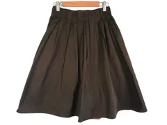 k05250808068　ADAM ET ROPE　フリーサイズ　Brown　　スカート　ミディアム丈　通年