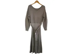 k05250808053　Vis　フリーサイズ　Brown　　ワンピース or ドレス　ワンピース　秋冬