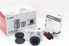 ❤️Wi-Fi&amp;自撮り思いのままに❤️Canon EOS M100 ホワイト❤️ ❤️Wi-Fi搭載でスマホへ❤️自撮り❤️Canon EOS M100 【公式通販】