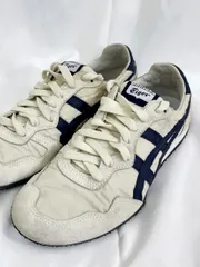 Onitsuka Tiger オニツカタイガー セラーノ ローカット スニーカー size24.5/ベージュ・ネイビー ■■レディース