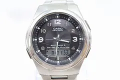 【W294-2】動作品 CASIO wave captor MULTIBAND5 カシオ ウェーブセプター マルチバンド5 デジアナ 電波ソーラー 腕時計 WVA-M480 メンズ