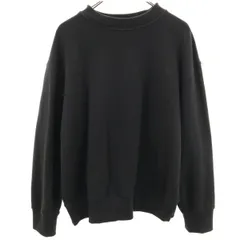 adidas アディダス トレフォイルロゴ 長袖 スウェット トレーナー 2XL ブラック ビックサイズ メンズ 古着