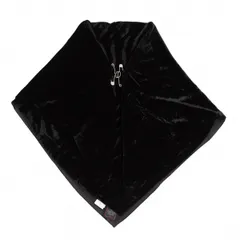 ジャンポールゴルチエ クラシックJean Paul GAULTIER CLASSIQUE ピンデザインベロアストール 黒40
