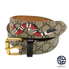 GUCCI グッチ GGスプリーム キングスネーク ベルト 434520 ファッション 小物 ブランド