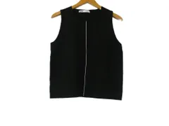 k03250724082　ZARA　ザラ　Lサイズ　Black　　トップス　ノースリーブ　春夏