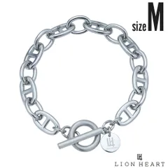 ライオンハート ヴァリアスチェーン ブレスレット アンカー サージカルステンレス316L Mサイズ 金属アレルギー対応 メンズ ブランド LION HEART