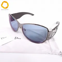 #ae クリスチャンディオール ChristianDior サングラス QCVN 162□13 125 グレー系 度入り ビジュー イタリア製 メンズ [962061] k01
