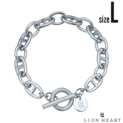 ライオンハート ヴァリアスチェーン ブレスレット アンカー サージカルステンレス316L Lサイズ 金属アレルギー対応 メンズ ブランド LION HEART