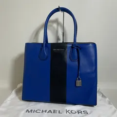 2602-286｜美品｜マイケルコース トートバッグ レザー ブルー