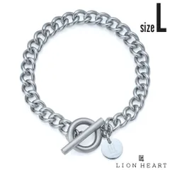 ライオンハート ヴァリアスチェーン ブレスレット サージカルステンレス316L Lサイズ 喜平 金属アレルギー対応 メンズ ブランド LION HEART