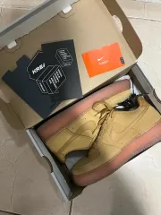 (GS) ナイキ エアフォース 1 LV8 3 ウィート 240 (6Y W) エア フォース 1 ブラウン