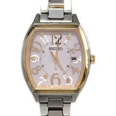 SEIKO(セイコー) 腕時計 LUKIA(ルキア) 1B22-0BB0 レディース 電波 ライトピンク