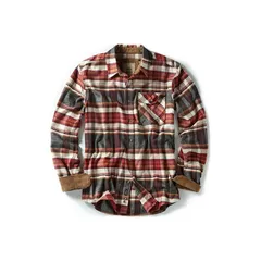 【新品】 [CQR] ネルシャツ メンズ 長袖 チェック柄 レギュラーフィット 保温 厚手 耐久性 綿100 ポケット付き 秋冬 春用 フランネルシャツ アウトドア キャンプ 登山 ゴルフ アメカジ カジュアル jpb HOF110-JPT_L 0