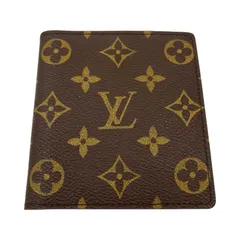 ルイヴィトン LOUIS VUITTON 二つ折り財布 ポルトビエ10 カルトクレディ M60883 モノグラムキャンバス ブラウン レディース