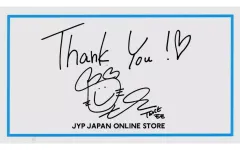 【中古】キャラカード モモ(TWICE) サンキューカード(メッセージカード) JYP JAPAN ONLINE STORE 商品購入特典