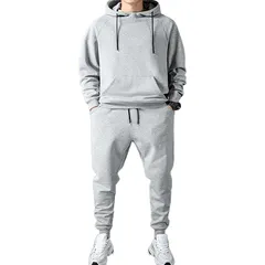 【新品】 [Yezai] ジャージ メンズ 上下セット スウェット 上下 スエット パーカー 秋服 大きいサイズ スポーツウェア ジョガーパンツ トレーニングウェア ランニングウェア 秋 冬 春服 ライトグレー M 1