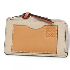 ロエベ / LOEWE　コイン カードホルダー / カードケース　C660Z40X04　ソフトグレインカーフ　ライトオーツ/ハニー 【中古】