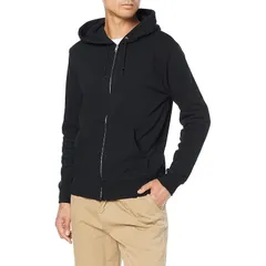 【新品】 [プリントスター] スウエットパーカー メンズ 8.4オンス 裏毛 ジップアップ ライト パーカー [フルジップ] 00217-MLZ メンズ ブラック 日本 2XL (日本サイズ3L相当) 1