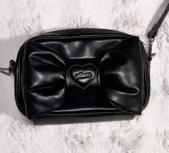 pium ピウム 下 ハート ボリューム リー リボン ポケット クロスバック