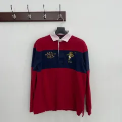 U ポロ ラルフローレン ラグビー フットボールベア カラ 長袖Tシャツ ロングスリーブ