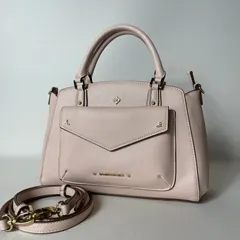 2509-399｜美品｜サマンサベガ 2WAYバッグ ライトピンク ビジュー