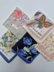 【新品】HANAE MORI レディースハンカチ 5枚セット お買い得品