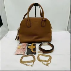 【❗️✨ブランドバッグ＋小物まとめセット✨❗️】MICHAEL KORS 30S7GZ5S2L ハンドバッグ＋小物セット レザー MKロゴ チェーンストラップ付