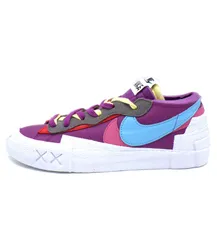 ナイキ NIKE × サカイ sacai × カウズ KAWS 【 BLAZER LOW PURPLE DUSK DM7901 500 】 ブレーザー ロー パープル ダスク スニーカー h7170