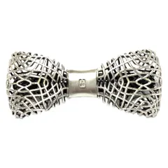 ALEXANDRE de PARIS(アレクサンドル ドゥ パリ) バレッタ - シルバー リボン