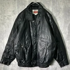 Vintage genuine cow leather jacket black 極上 牛革 カウレザー ジャケット 黒 人気肩パッドなし