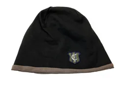 k04250708001　COMME CA ISM　58cm　黒×ベージュ系　　帽子　ニットキャップ/ビーニー　通年