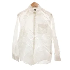 ポールスミス PAUL SMITH ワイシャツ M 長袖 無地 胸ポケット 白 ホワイト /AE