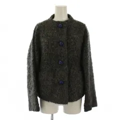 ポールスミス PAUL SMITH Paul+ ノーカラージャケット ウール モヘヤ 40 グレー /BMのサムネイル